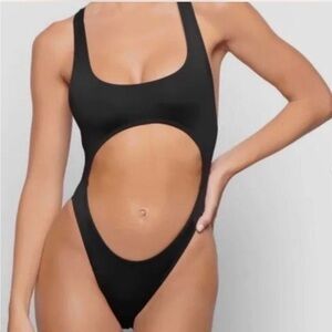 SKIMS Monokini in Gunmetal NWT
